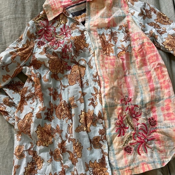 Soft Surroundings Floral Patchwork Tunic - Multicolor - Picture 7 of 10